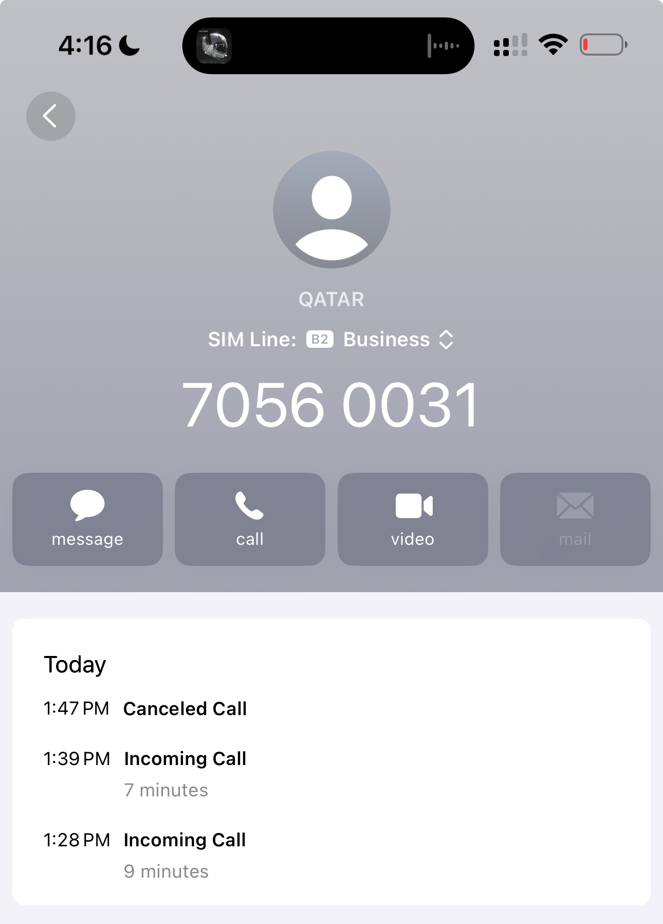 Crime number breakdown