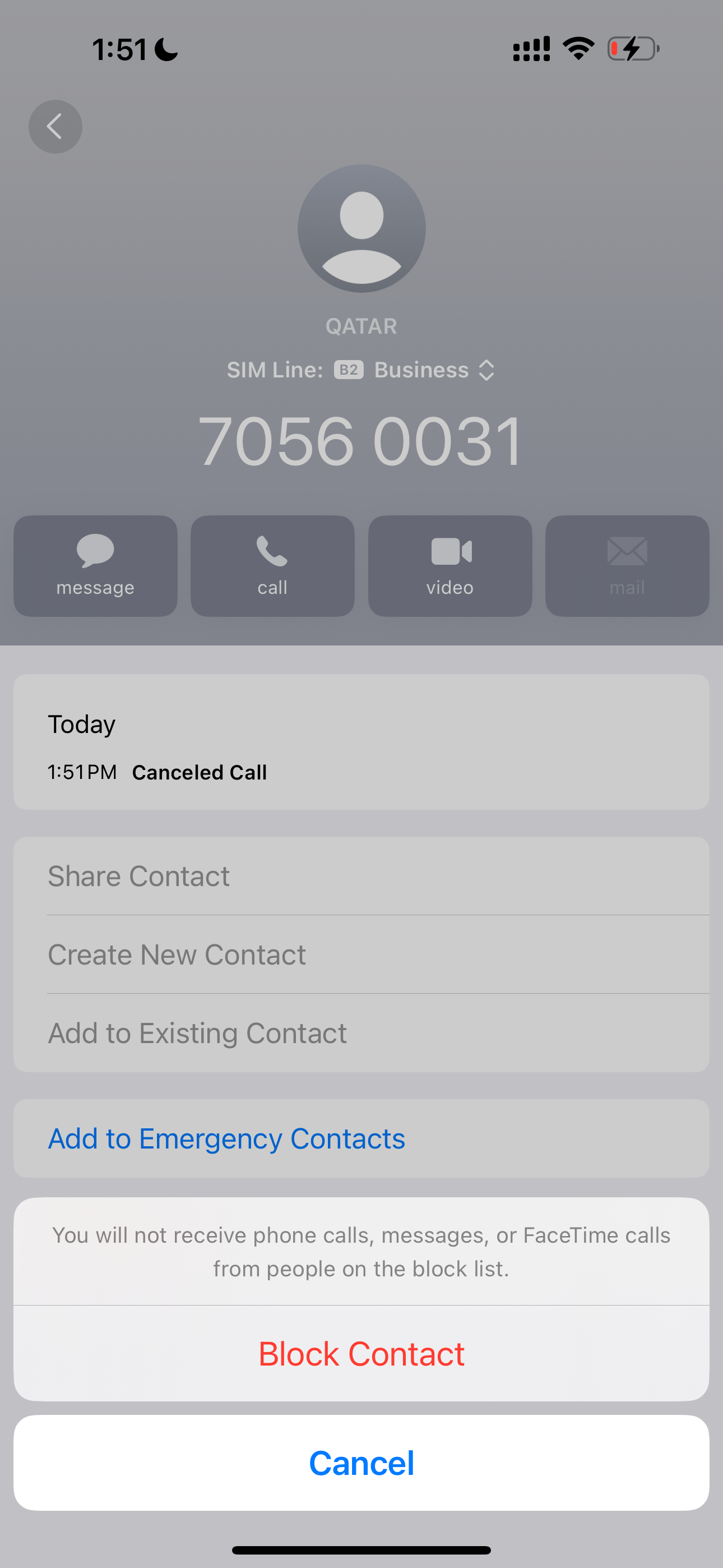 Call records evidence